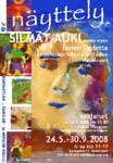 affiche and invitation child art exhibition Silmt Auki - Open Eyes