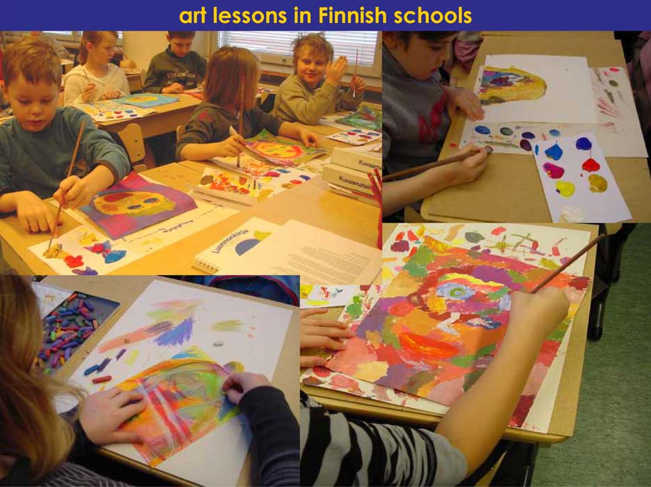 art lessons in Finnish schools