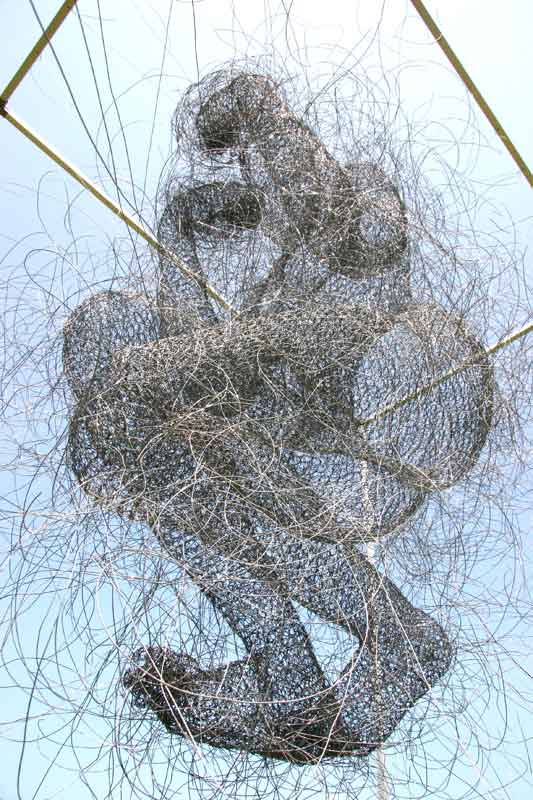 Nadia Zubareva boxer from a low perspective.