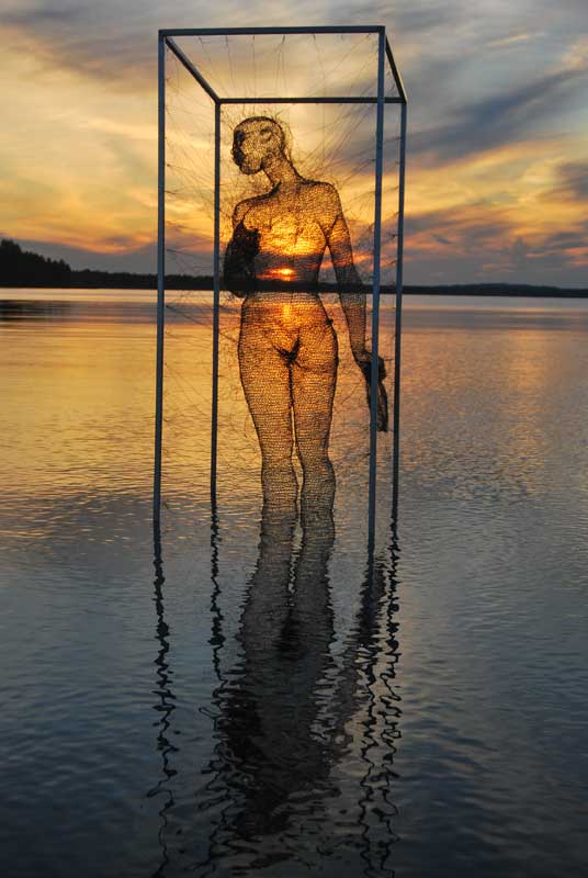 Nadia Zubareva spider girl by sunset.